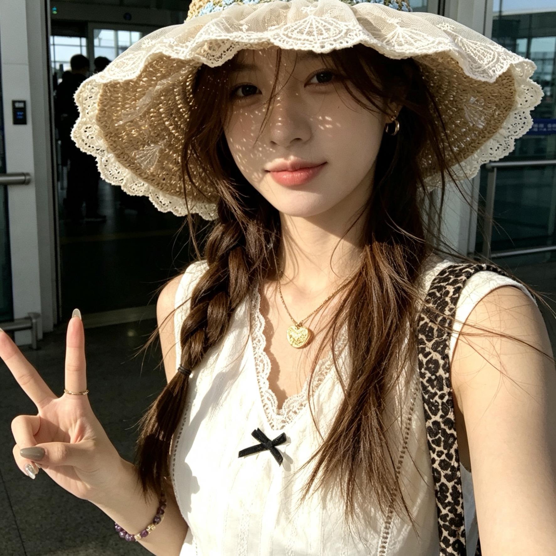 韩系纯欲少女蕾丝蛋糕下