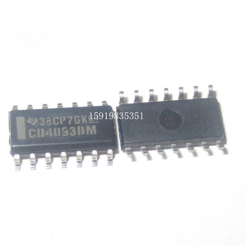 CD4093BM CD4093 贴片SOP-14 四2输入端施密特触发器 全新国产
