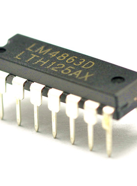全新 LM4863 LM4863D 直插DIP-16 音频功放IC