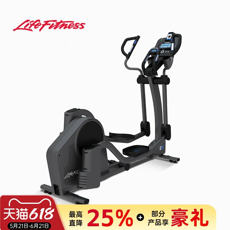 LifeFitness/力健椭圆机进口室内运动健身磁控椭圆仪E5