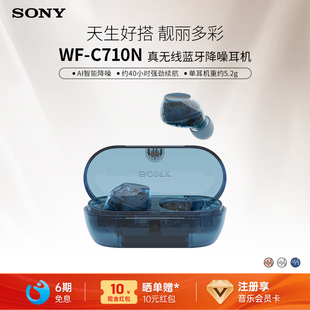 索尼 真无线蓝牙降噪耳机 入耳式 休闲舒适 C710N SONY