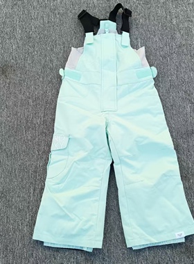 澳大利亚R牌儿童背带滑雪裤女童雪裤女大童加棉保暖防水防风