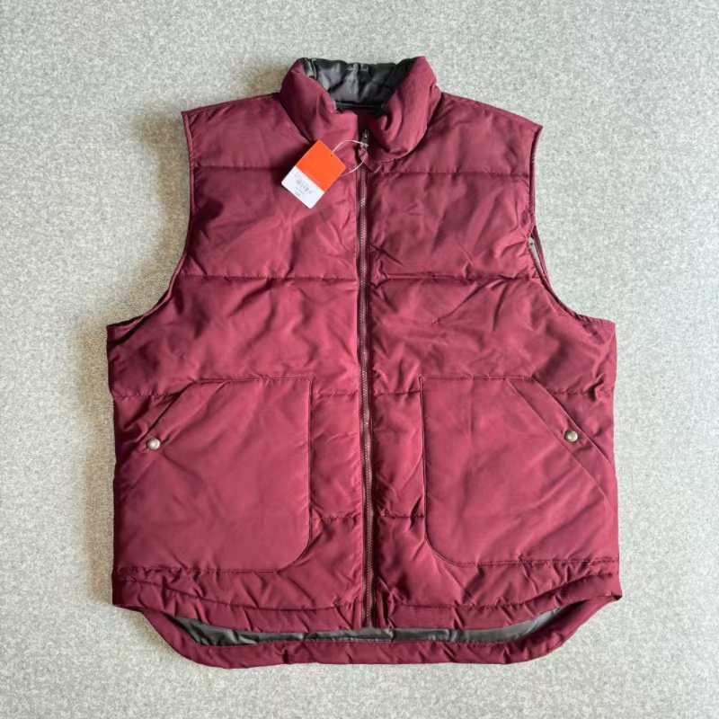 出口外贸原单美式纯色立领防风防水棉背心休闲运动潮流棉马甲,男装,常规马甲,淘宝优惠券,粉丝福利购,淘宝优惠卷