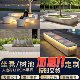 人造石泰科水泥玻璃钢定制园林景观创意发光树池坐凳座椅户外花坛