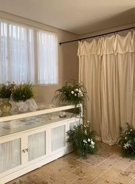 韩式服装店收银台吧台女装店中岛柜流水台展示柜边柜储物柜中岛台