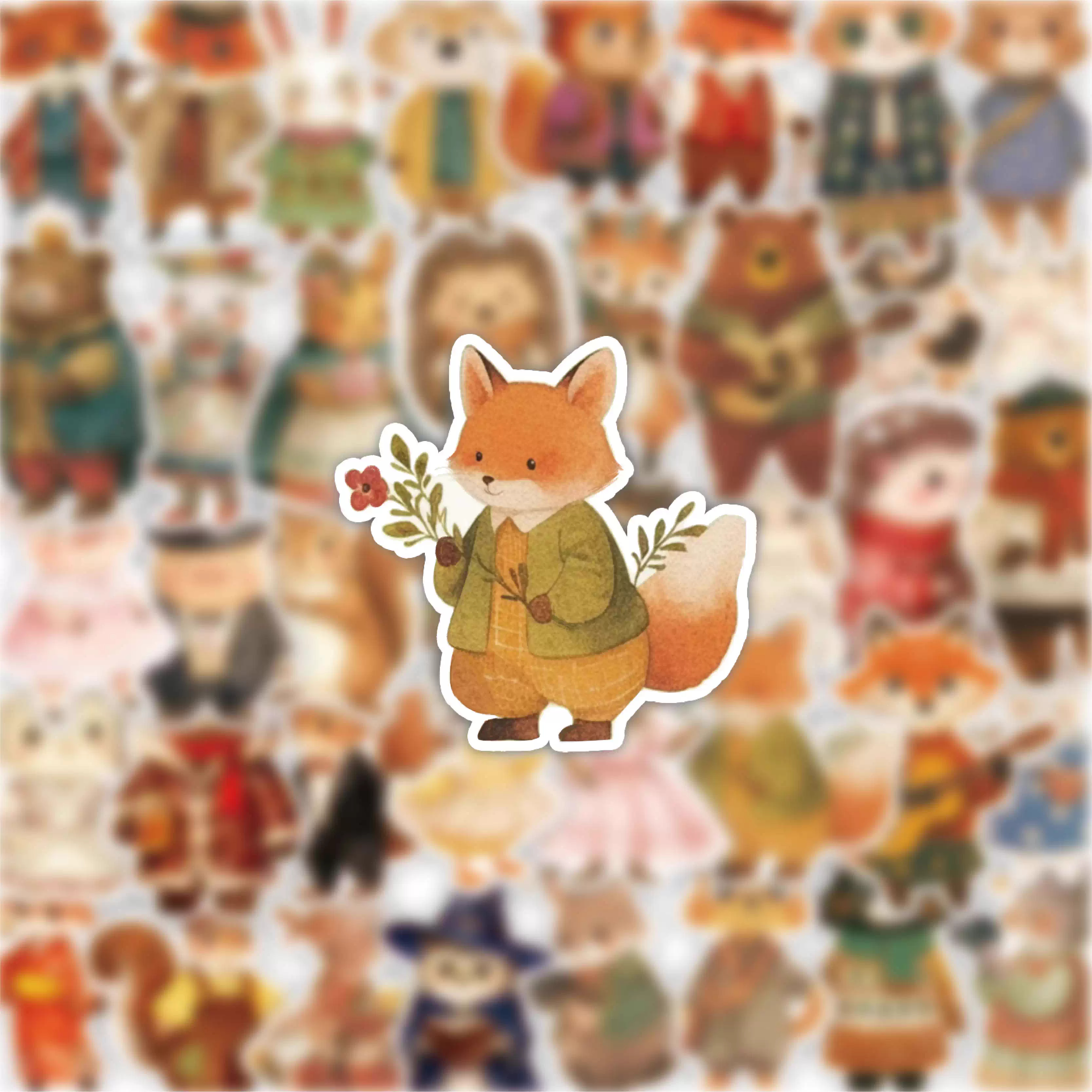 温暖童话贴纸卡通可爱少女心