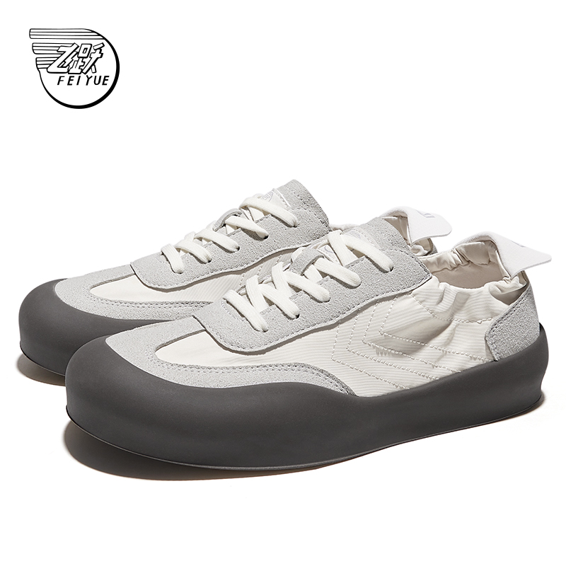 feiyue/飞跃德训鞋女鞋2025春季新款复古一脚蹬休闲鞋百搭板鞋286