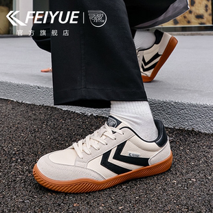 男2025秋冬新款 爆款 板鞋 feiyue 皮面潮鞋 德训鞋 休闲鞋 子 飞跃男鞋