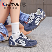 透气休闲健身运动赛车鞋 feiyue 2026春夏新款 爆款 飞跃女鞋 德训鞋