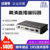 H264 vga 平台直播RTMP推流独立音频输出包调 器 高速麦恩视频编码