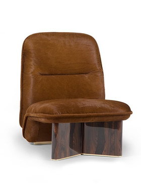 意式极简Cornelio Cappellini单人沙发椅轻奢高档客厅阳台休闲椅