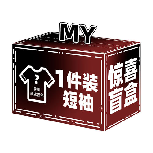 MY联名纯棉重磅圆领短袖随机盲盒