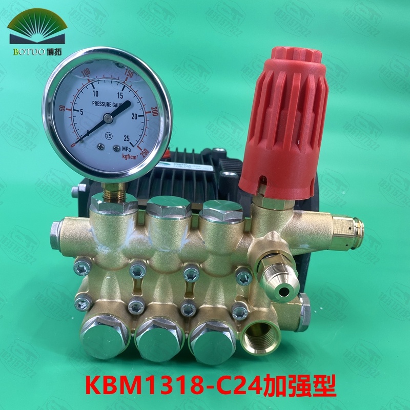 博拓洗车机原装泵头总成全铜1610