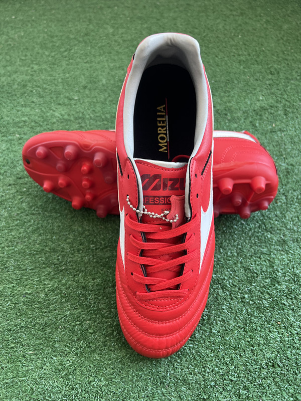 mizuno美津浓专柜正品morelia莫雷拉新款2短钉ag袋鼠皮人草足球鞋