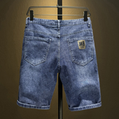 男士 牛仔短裤 弹力冰丝宽松5五分中裤 7七分2025裤 夏季 子男马裤 薄款