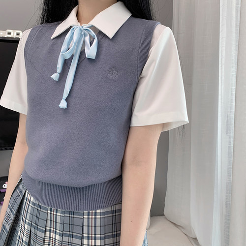 心脏地震JK毛衣马甲秋冬百搭女