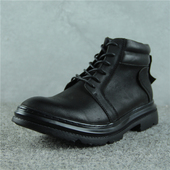 数量有限广州牛货男士 头层牛皮马丁靴猪皮内里侧拉链英伦风高帮鞋