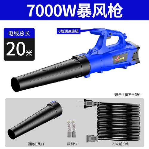 220V插电式吹风机吹树叶吹雪机大功率工业用鼓风机强力暴风枪除尘