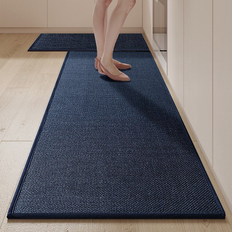 仿亚麻编织纹厨房地垫防滑防油可擦免洗耐脏吸水防污门口满铺脚垫,居家布艺,厨房地垫,淘宝优惠券,粉丝福利购,淘宝优惠卷