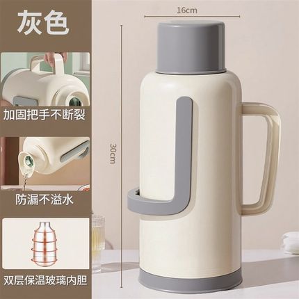 热水瓶学生宿舍用大容量开水瓶防摔老式保温水瓶玻璃内胆家用暖壶