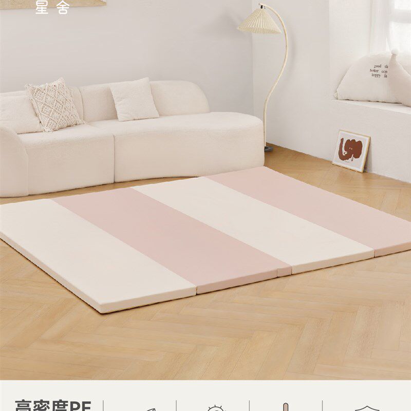 爬爬垫折叠款加厚婴儿防摔地垫pu儿童家用客厅IXPE宝宝爬行垫