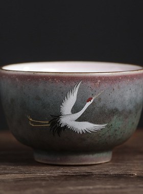 新中式茶室博古架茶壶茶杯摆件覆古茶空间氛围布置陶瓷茶具组合装