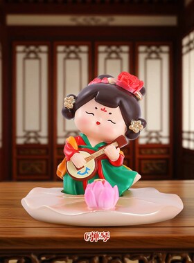 国丰女士创意手机座工作站桌面装饰摆件作为馈赠外国人朋友和同