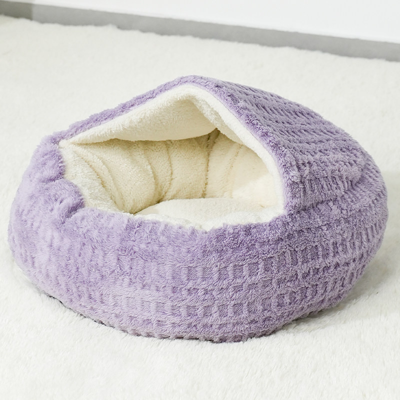 猫窝冬季保暖加厚猫床猫咪秋冬安全感窝半封闭式宠物贝壳窝睡觉用,宠物/宠物食品及用品,猫窝/屋/帐篷/沙发,淘宝优惠券,粉丝福利购,淘宝优惠卷
