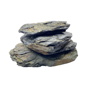 原生溪流石片石南美缸造景虾虎鳑鲏鳍鱲三湖主石底沙异形乌龟晒台