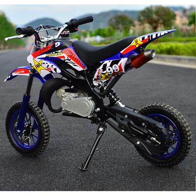 2021新款赛车山地扒鸡小孩机车49cc50迷你儿童加汽燃油小型摩托车