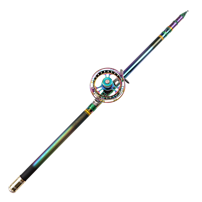 谷麦鱼竿大物前打竿19调不剪线定位超轻超硬前打杆谷麦竿套装