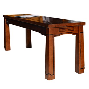 新中式长条凳 卧室实木条凳 卧室中式床尾凳 床边放衣服的 换鞋凳