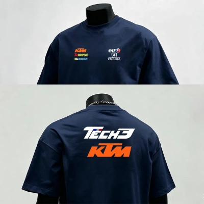 KTM/MotoGP重磅纯棉骑行T恤男