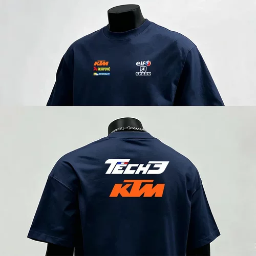 KTM/MotoGP重磅纯棉骑行T恤男
