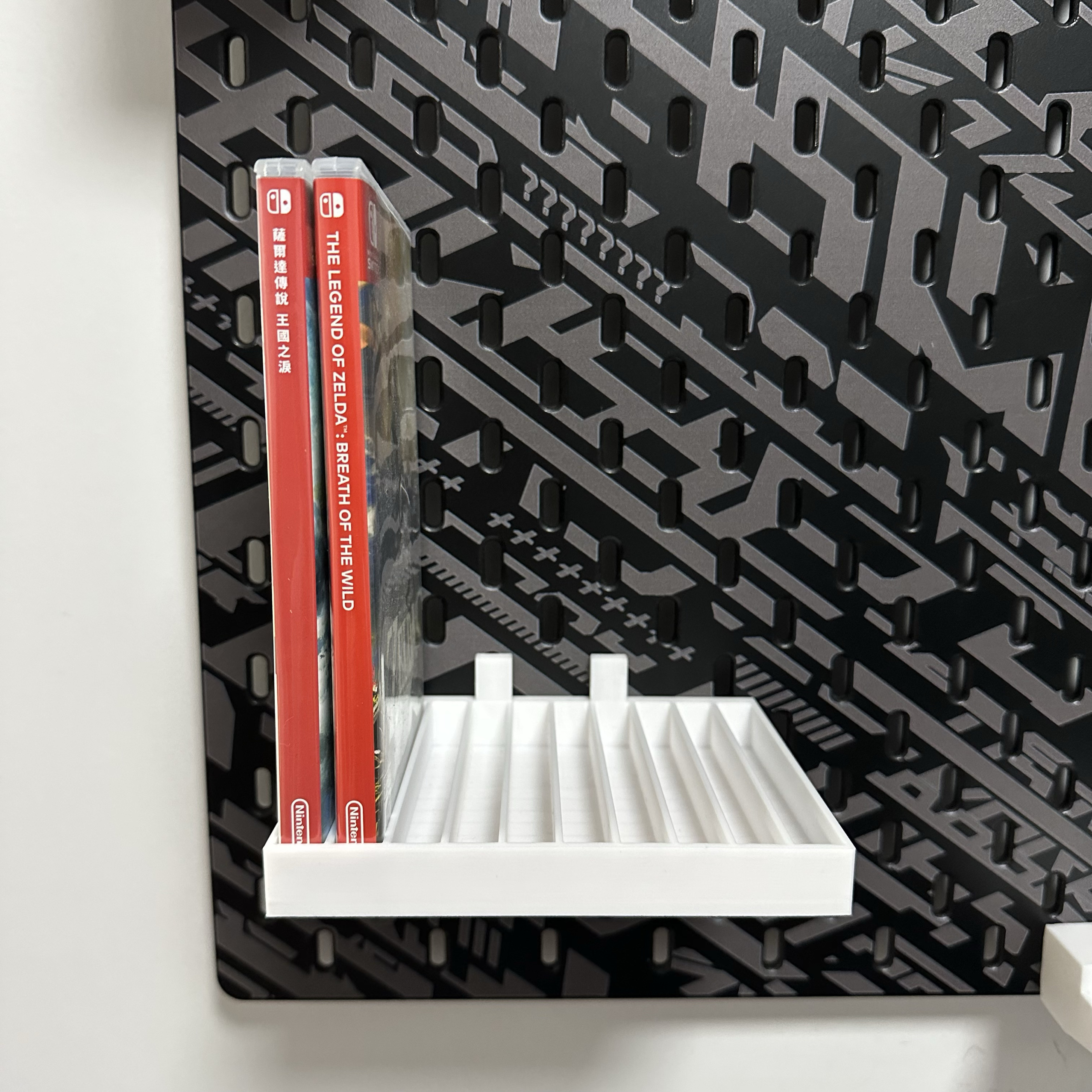 宜家洞洞板配件游戏盘支架10盘位