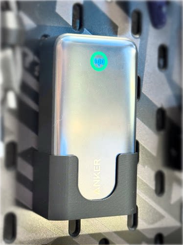 适用宜家SKADIS斯考迪斯 宜家洞洞板配件 Anker 533移动电源挂架
