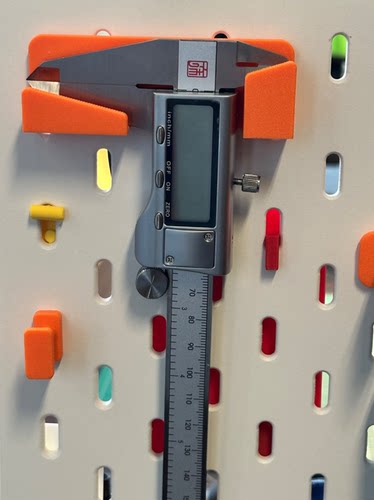 适用宜家SKADIS斯考迪斯 宜家洞洞5mm板配件 游标卡尺支架