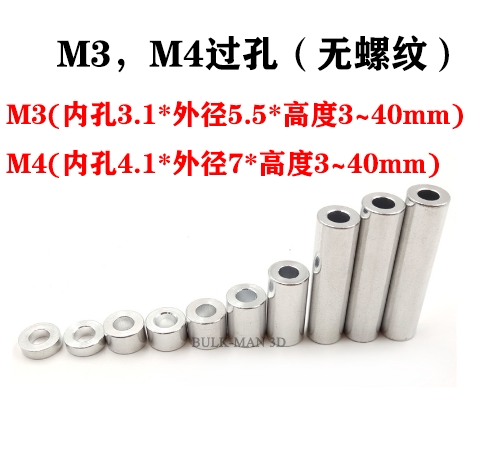 M3(3.1*5.5)，M4(4.1*7)铝垫片