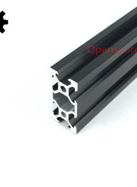 3D打印机铝型材 Openbuilds V-Slot铝型材20x40(黑色)