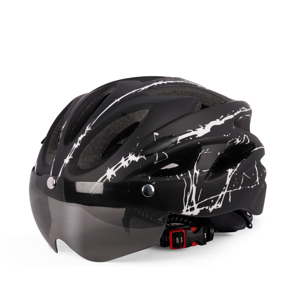 bicycle helmet with goggles men women Road Bike Helmet头盔