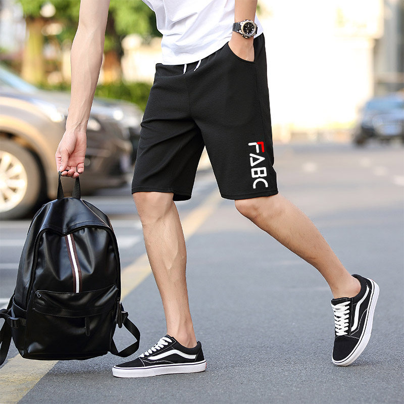 休闲裤子男夏季新款韩版潮流工装沙滩短裤男生宽松直筒运动五分裤在类目 男装, 休闲裤中 - 来自Buy2taobao.com提供专业的淘宝代购服务