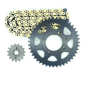 适用 铃木DR160S DR150S HJ150-10C/10D链盘链轮套链牙盘油封链条