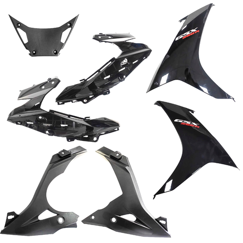 铃木GSX250外壳全车黑色