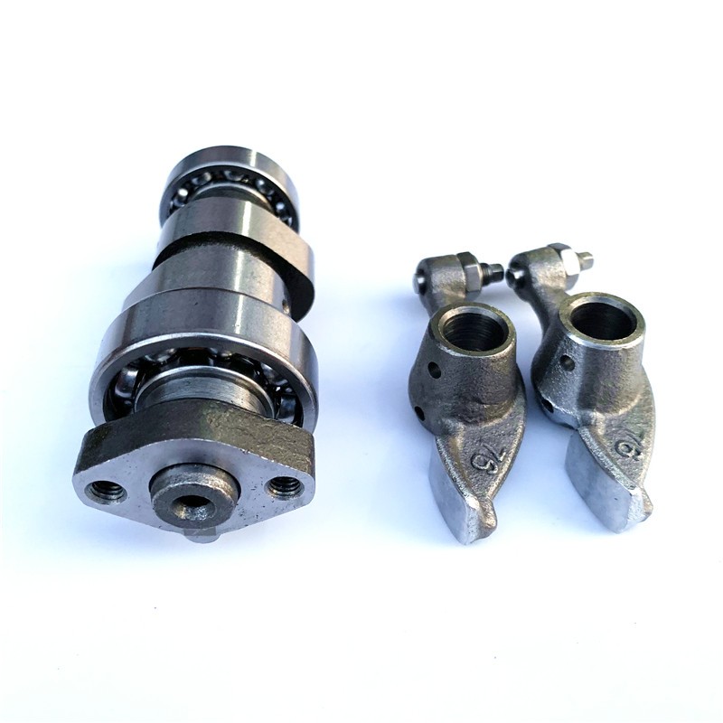 适用铃木hj125t-10h/10k国4宇钻e鹰钻e踏板摩托车凸轮轴摇臂气门