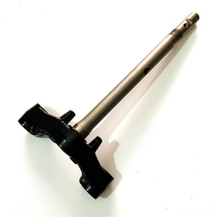 B丽彩QS125T 2B方向柱前叉下三星下联板 适用铃木韵彩QS100T