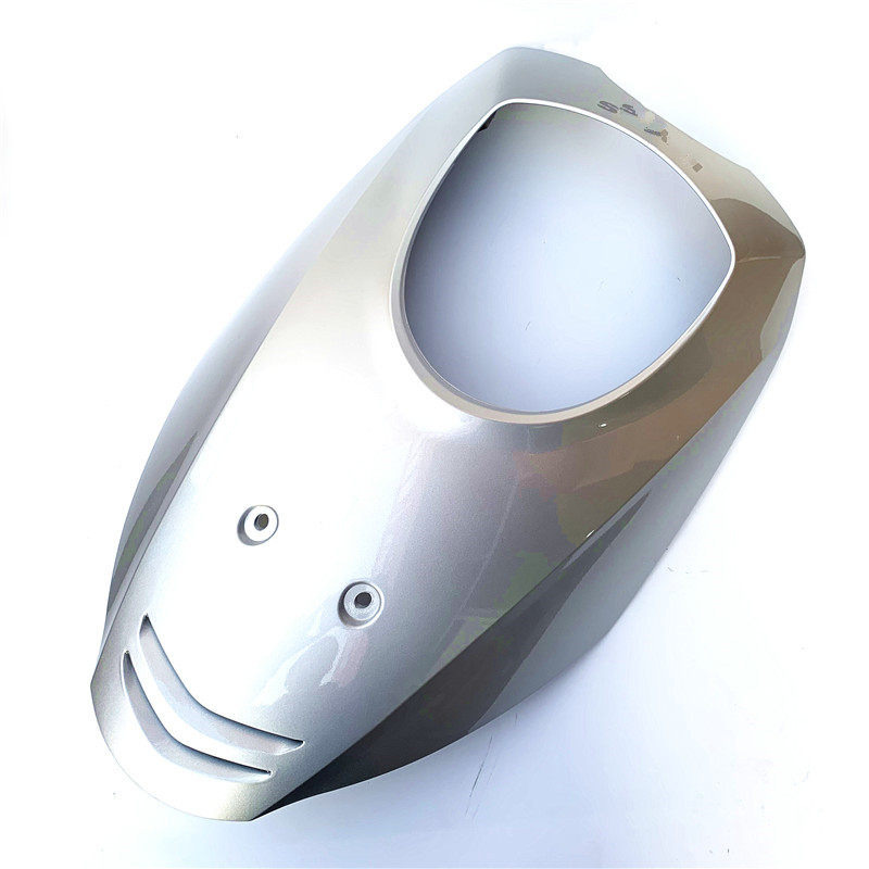 适用铃木丽彩qs125t-2/-2a/-2b大灯罩 大板 前外壳 前护罩 前面板