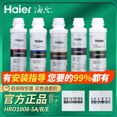 海尔净水器HRO1008-5A/B/E/1009/5009/5070/201/202-4/1H61过滤芯