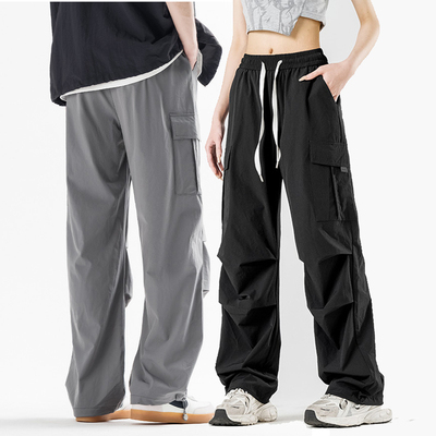 夏季薄款速干裤直筒宽松潮流百搭工装裤户外运动休闲登山冲锋裤