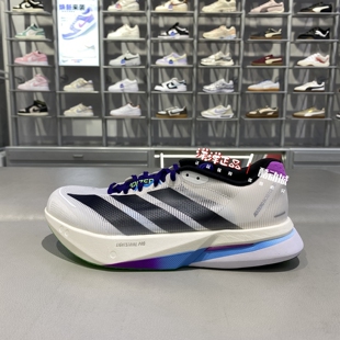 Adidas阿迪达斯25冬季男子缓震轻便透气运动休闲竞速跑步鞋JS4946