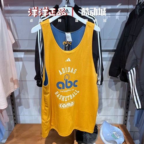 阿迪达斯夏季男运动休闲无袖背心